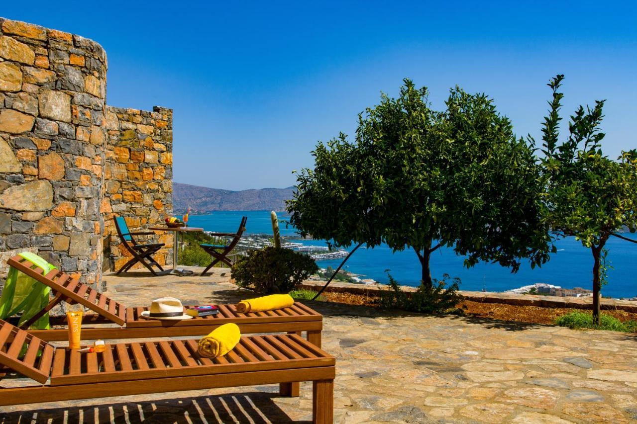 Athina Stunning Elounda View Apartment Bagian luar foto